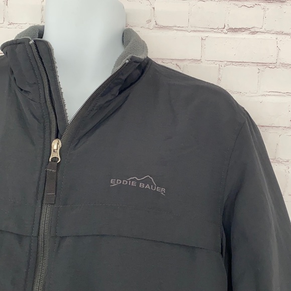 Eddie Bauer Black thermal insulation zip up jacket size medium - Picture 3 of 17